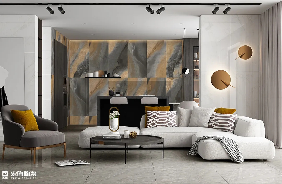 云顶集团TPG80193瓷砖地砖800×800mm效果图