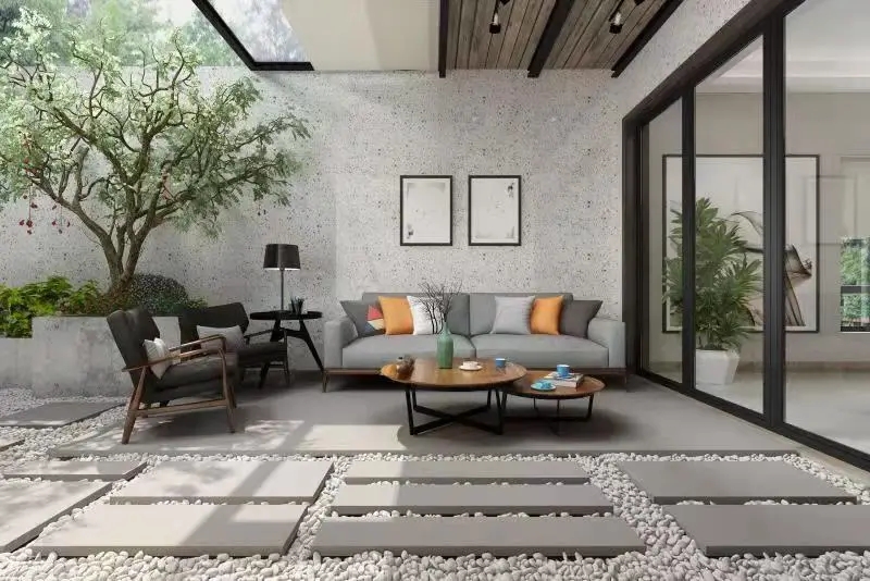 云顶集团TPVGM26001M瓷砖地砖黄金配色效果图