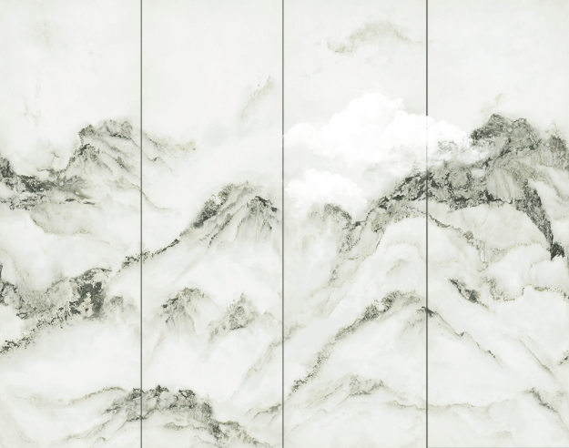 云顶集团大规格800×2600mm岩板4片连纹图