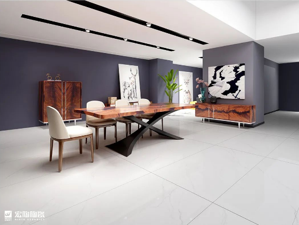 云顶集团质感砖餐厅装修效果图