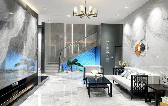 云顶集团百色瓷砖地砖专卖店场景展示区