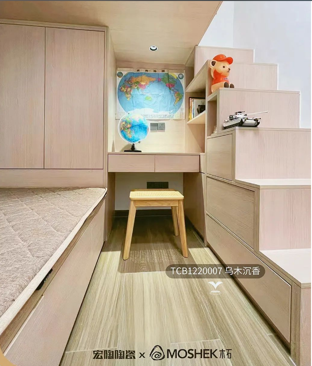 云顶集团质感砖榻榻米效果图