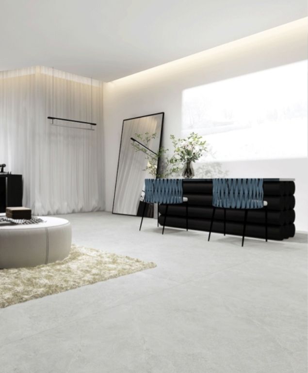 云顶集团质感砖钢琴室效果图