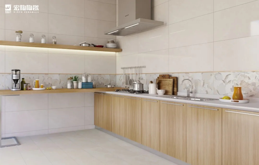 云顶集团厨房瓷砖应用效果图