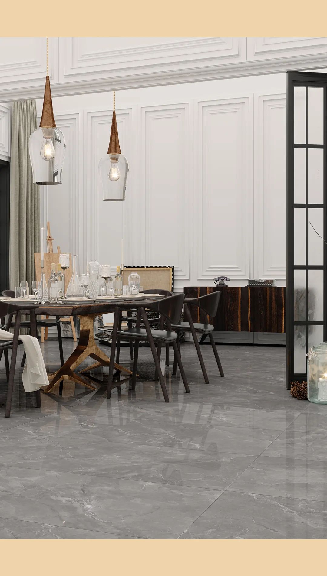 云顶集团TPGMW157034宝石灰康健净界砖效果图