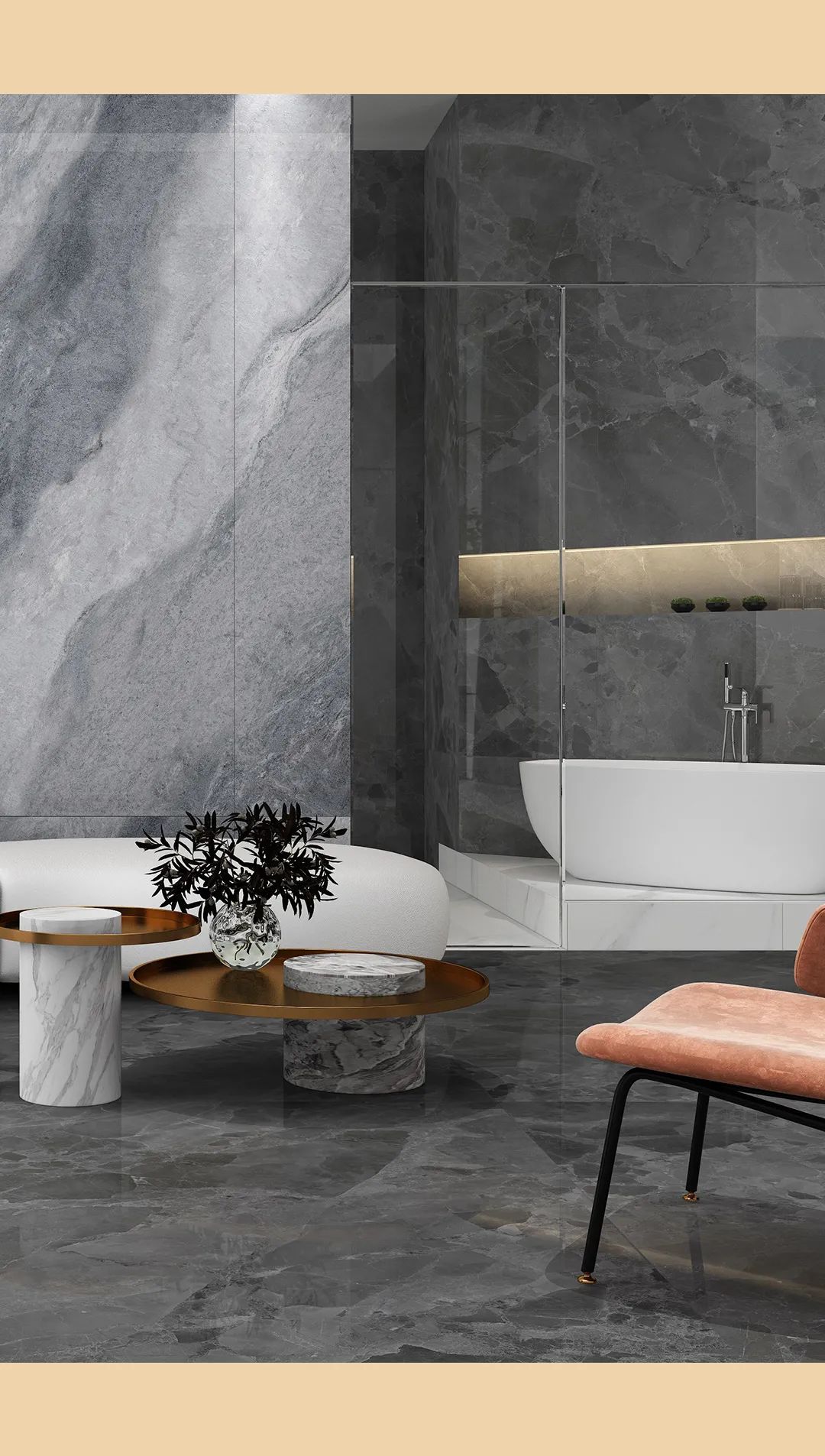  云顶集团TPGMW157037安塔利亚灰康健净界砖效果图